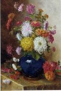 unknow artist Floral, beautiful classical still life of flowers.111